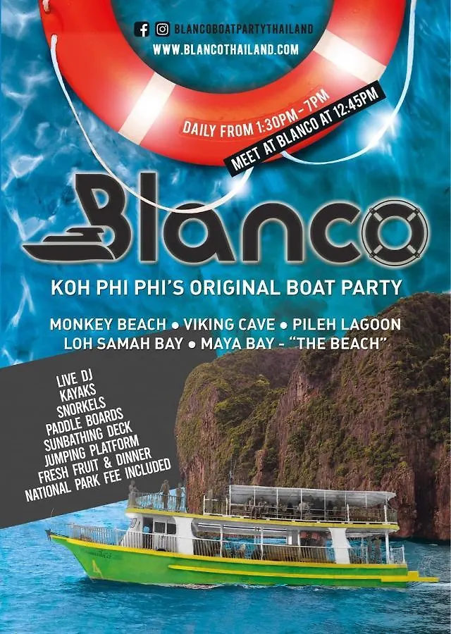 Blanco Beach Bar Hostel Phi Phi